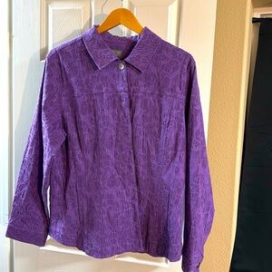 105.  Chico’s Additions Jacket size 3 (XL 16)
